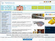 Tablet Screenshot of ingenieros.es